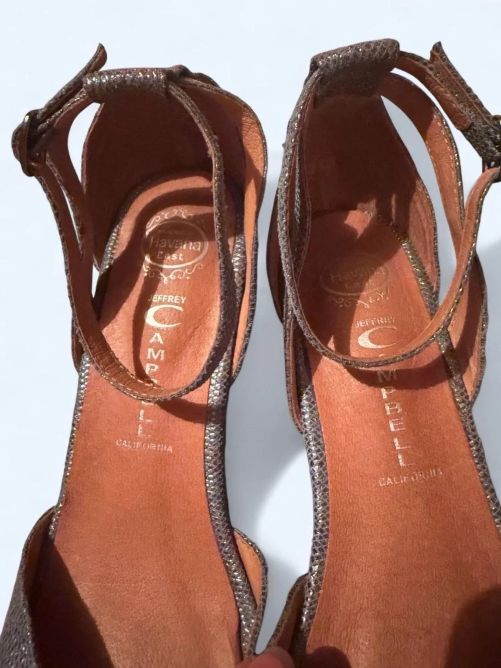 NEW Rare Y2K Jeffrey Campbell peep toe platforms deadstock size 8